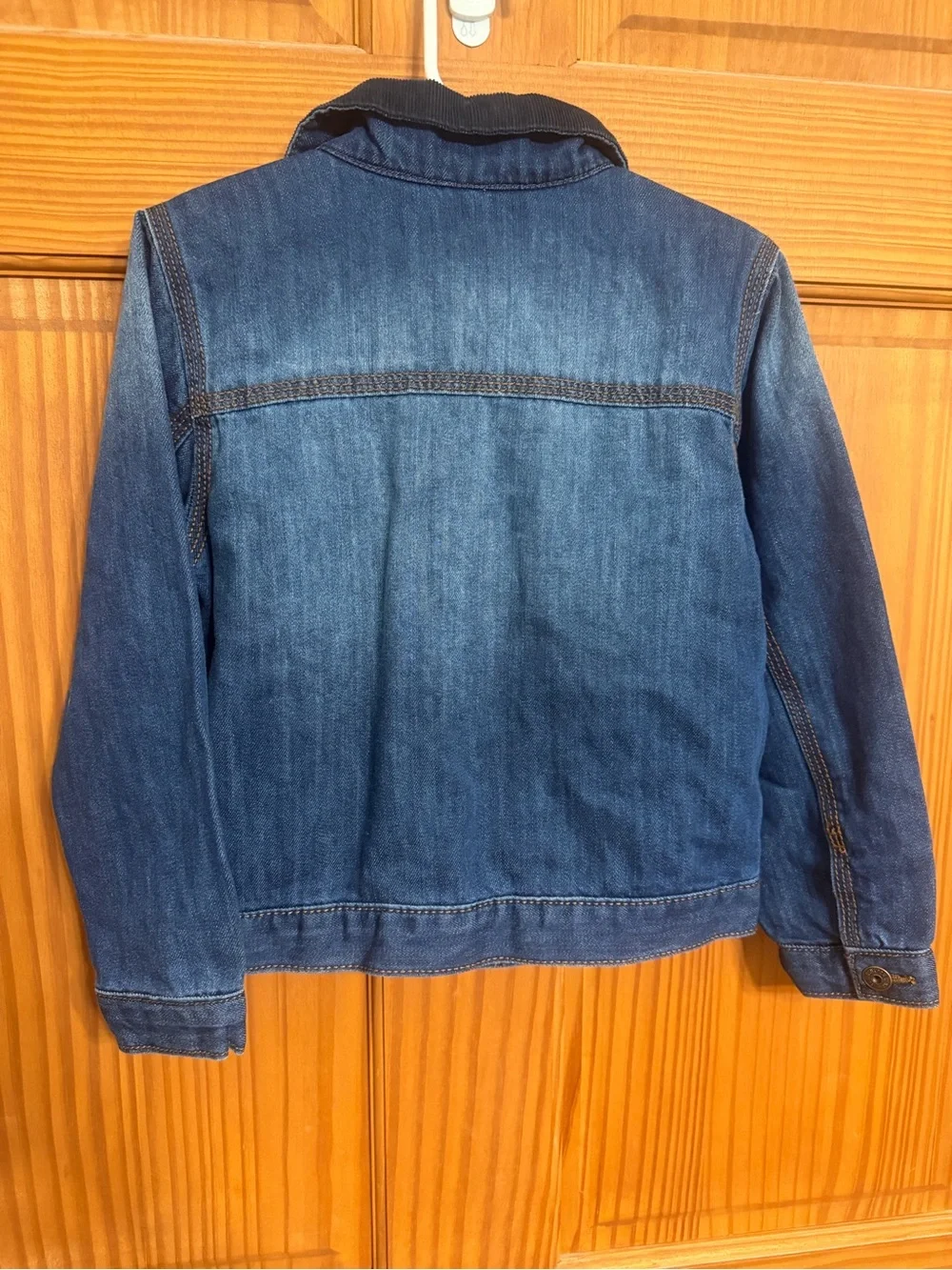 OshKosh B'gosh Denim Zip-Up Kids Jacket in Dark Blue